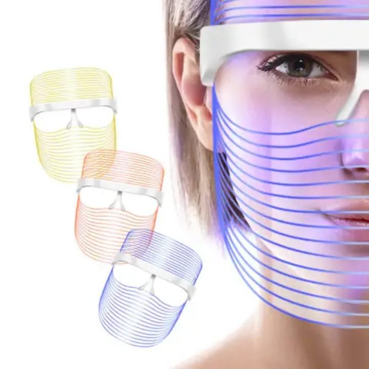 Masque pour traitement du visage avec la Photothérapie 